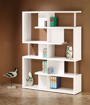 Storage Bookcases Furniture Online Ed 800310 Modern White Bookcase Free Dfw Delivery