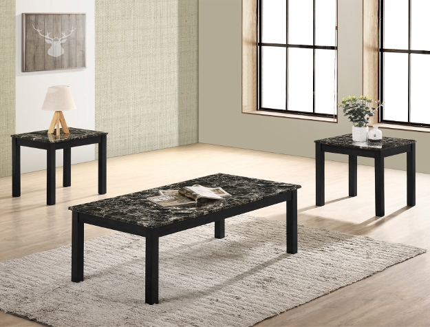 4167SET-MBL 3PK THURNER FAUX MAR (image for) 4167SET-MBL 3PK THURNER FAUX MAR