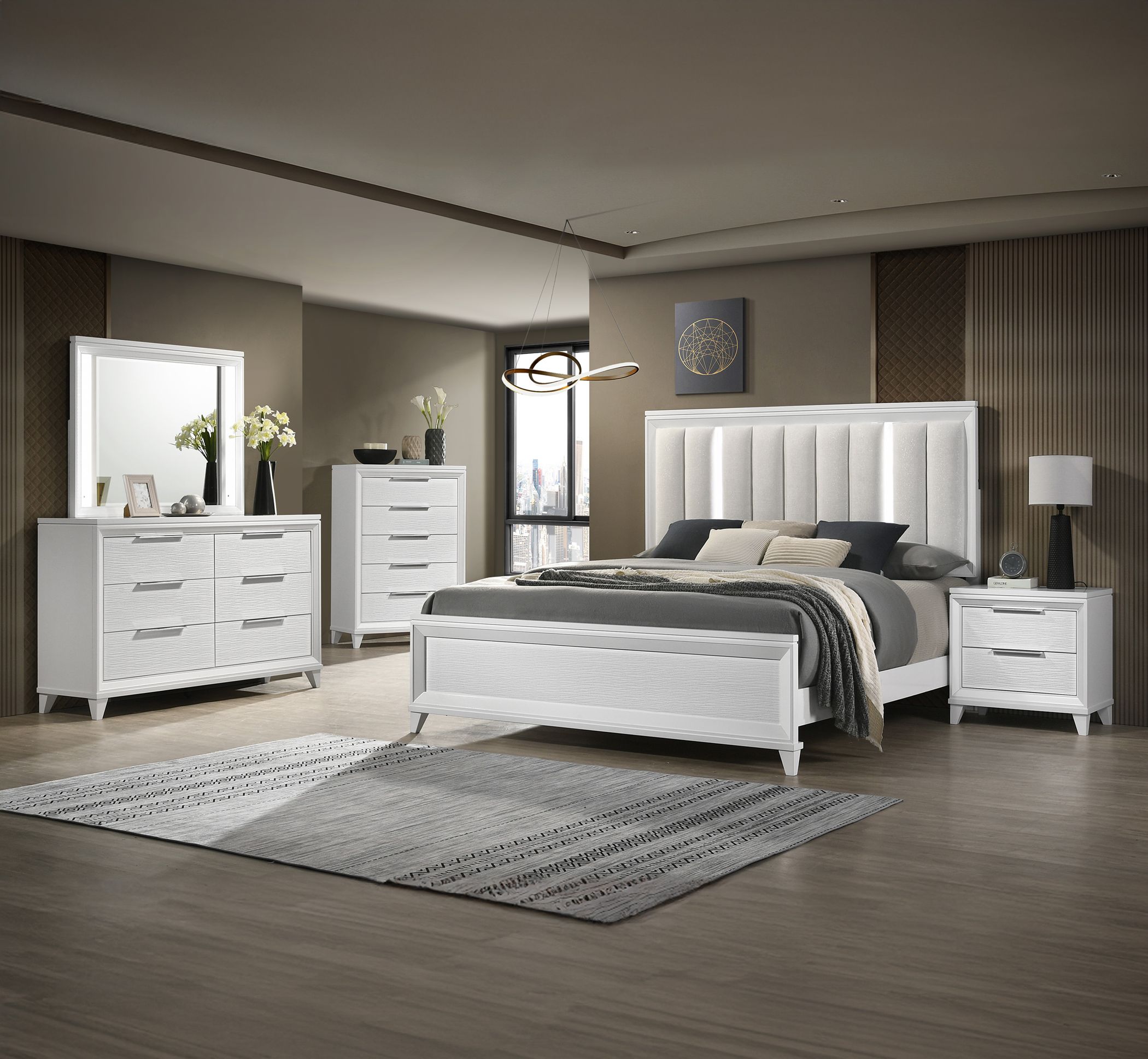 (image for) B7300 Cressida 4 Pc. Queen