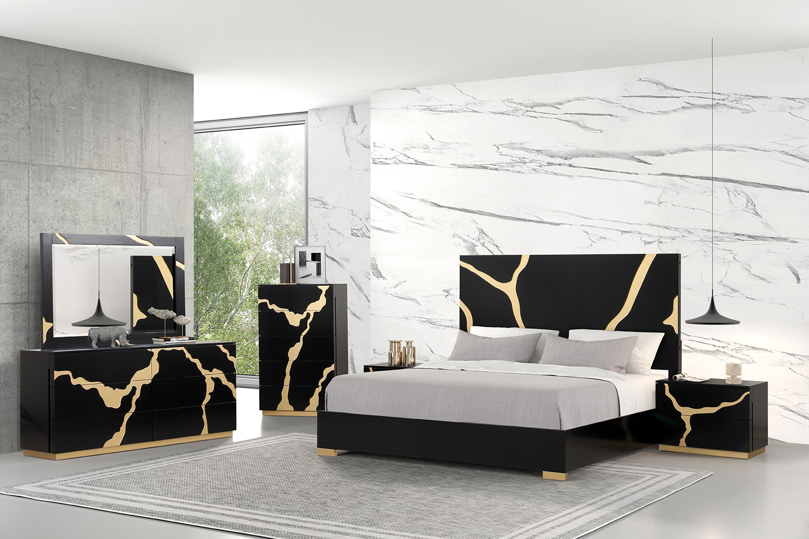 (image for) Goldsberg Black Qn. G W/4Pc