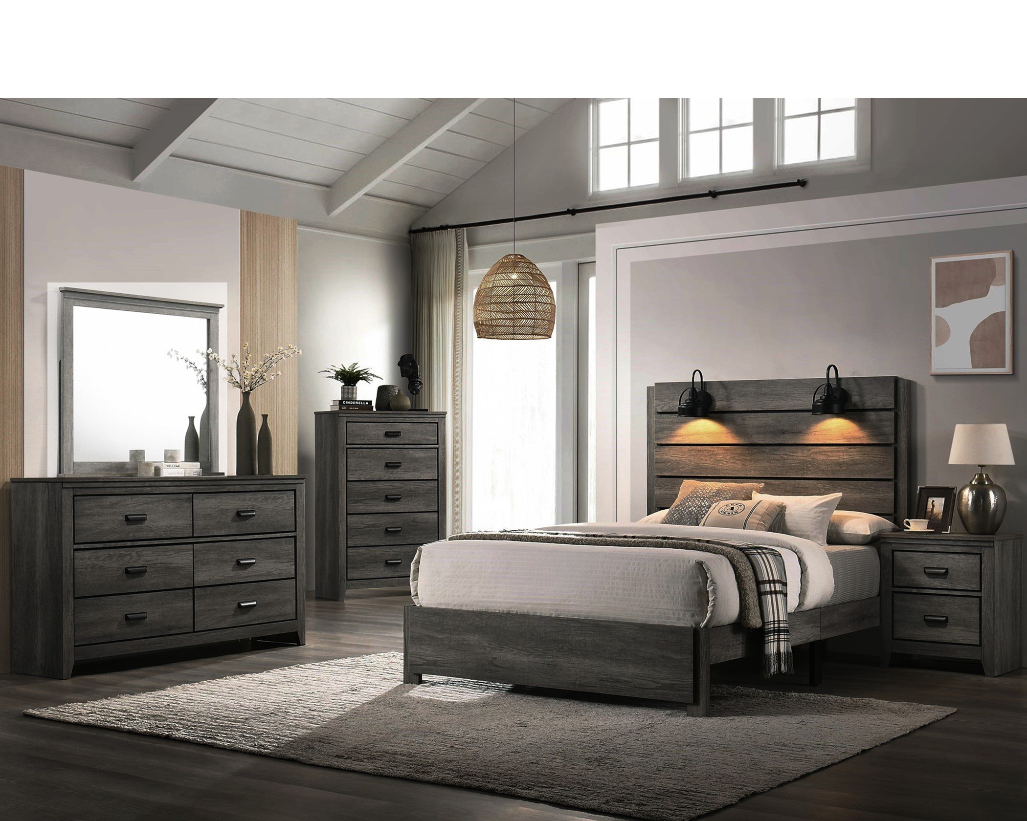 (image for) CM6820 Carter Grey Mirror