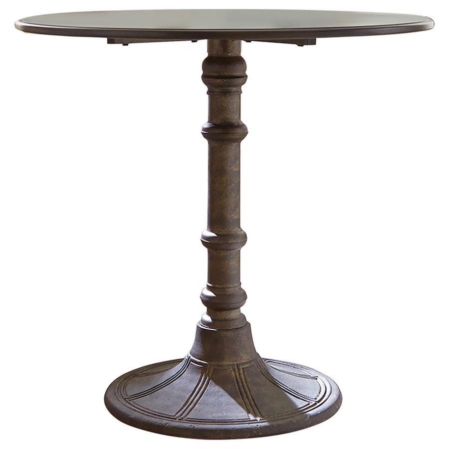 (image for) Oswego Round 30-inch Bistro Dining Table Bronze