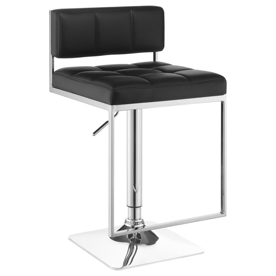 (image for) Alameda Adjustable Bar Stool Chrome and Black