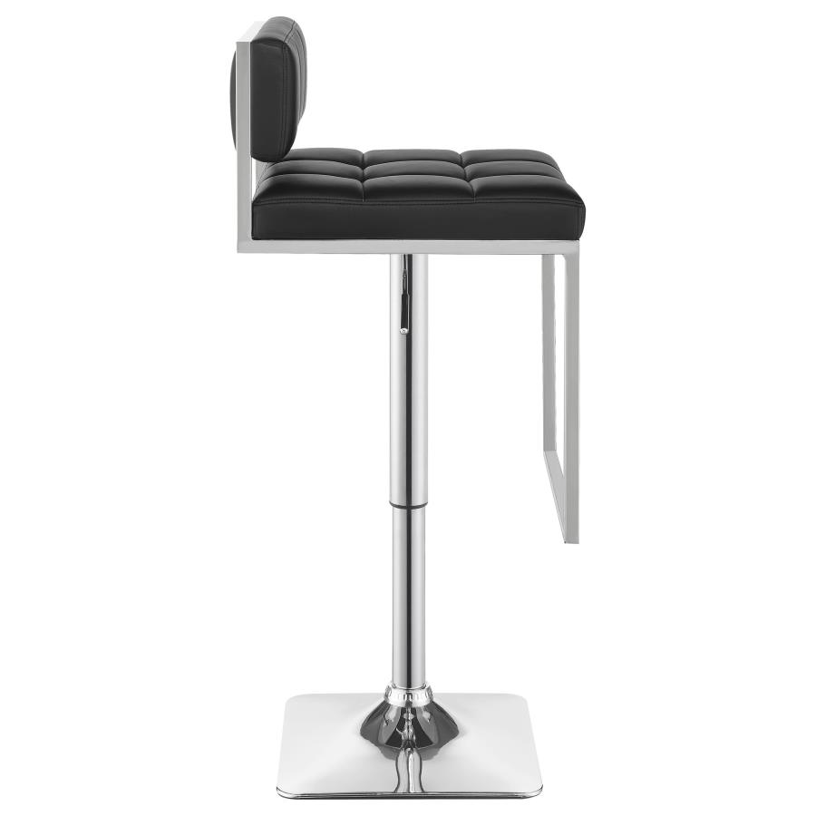 (image for) Alameda Adjustable Bar Stool Chrome and Black