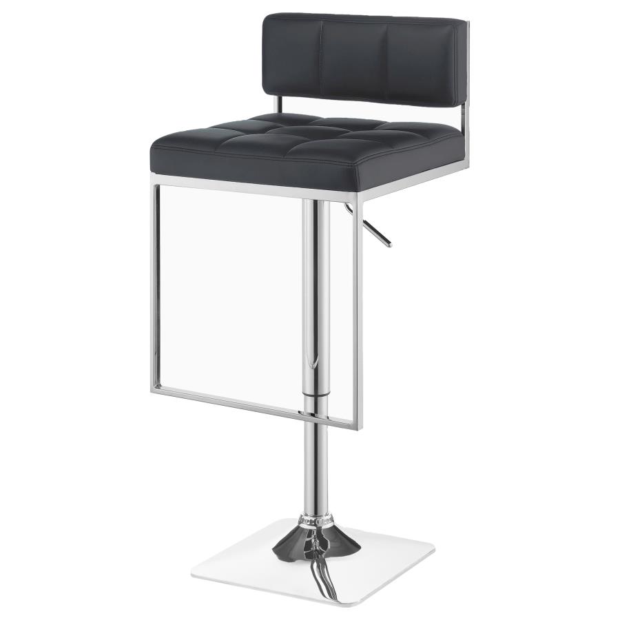 (image for) Alameda Adjustable Bar Stool Chrome and Grey