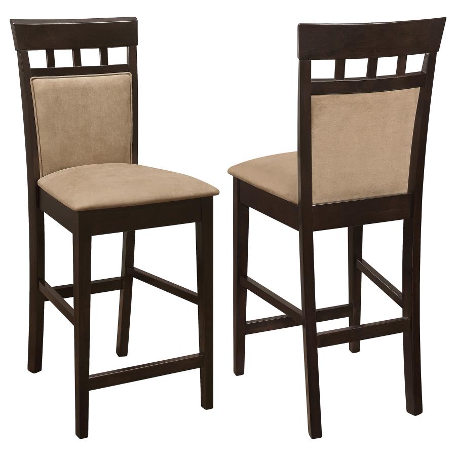 (image for) Gabriel Closed Back Counter Chair Cappuccino (Set of 2)