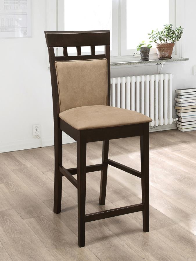 (image for) Gabriel Closed Back Counter Chair Cappuccino (Set of 2)