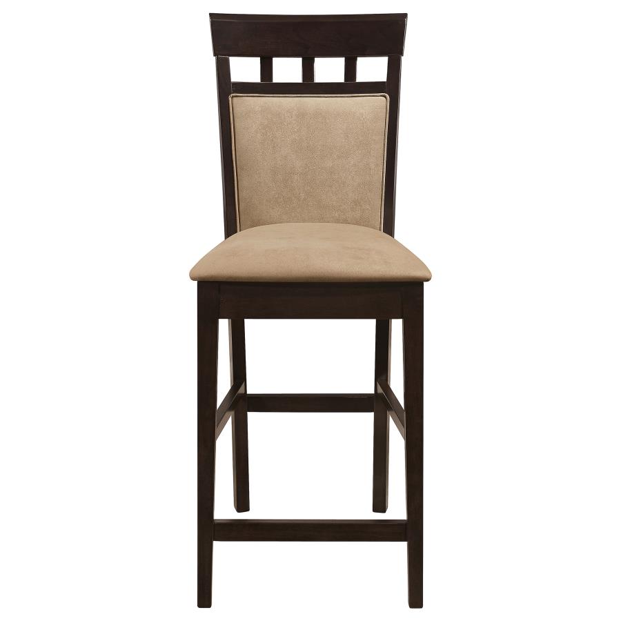 (image for) Gabriel Closed Back Counter Chair Cappuccino (Set of 2)