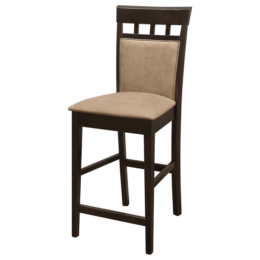 (image for) Gabriel Closed Back Counter Chair Cappuccino (Set of 2)