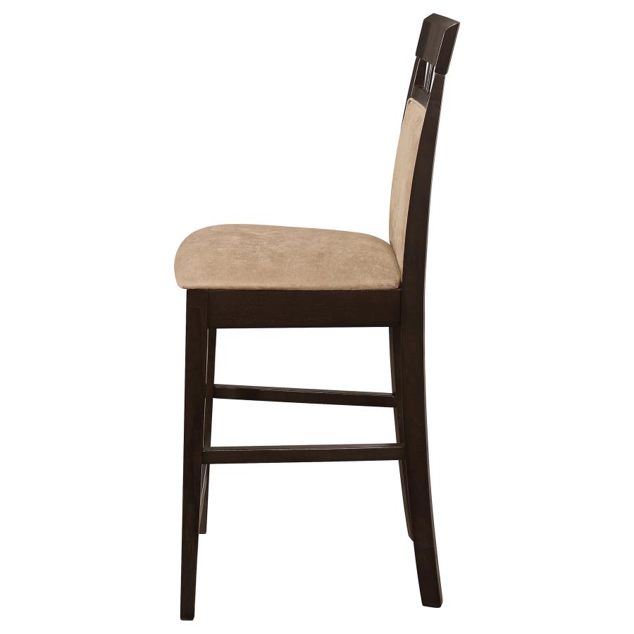 (image for) Gabriel Closed Back Counter Chair Cappuccino (Set of 2)