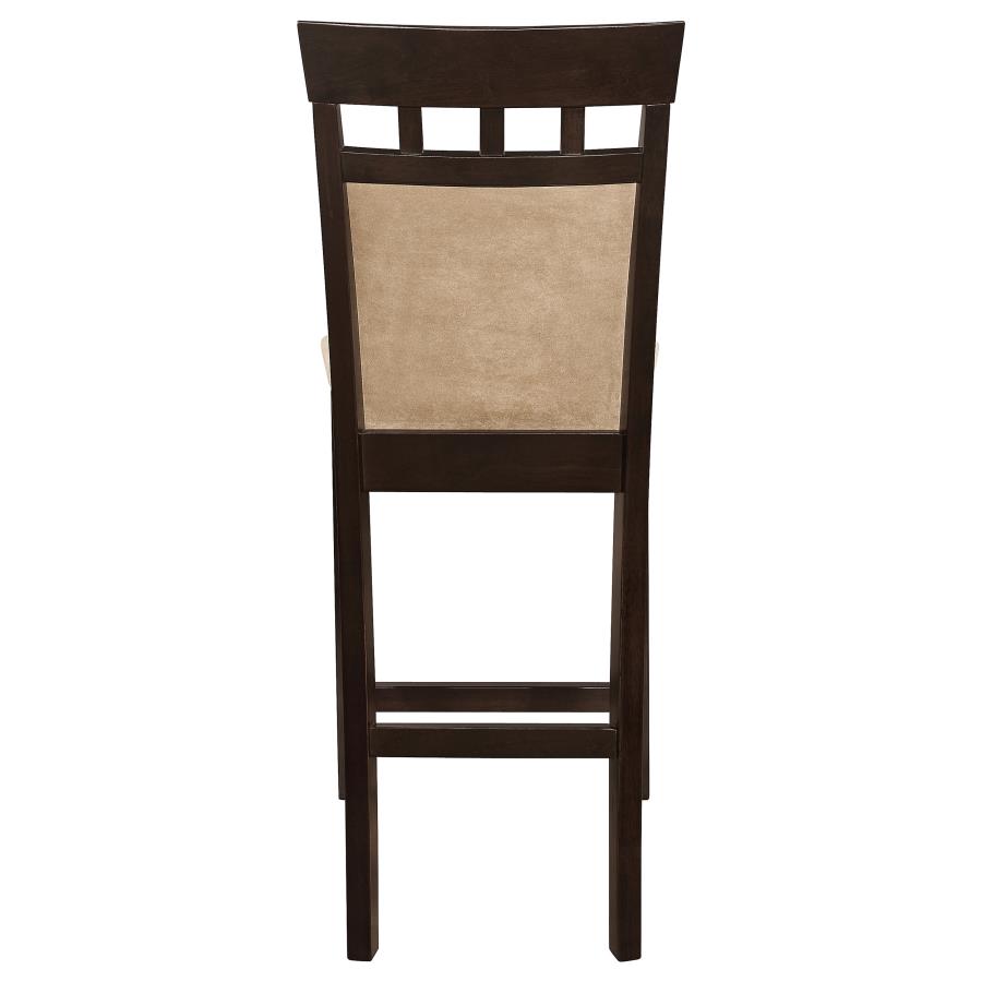 (image for) Gabriel Closed Back Counter Chair Cappuccino (Set of 2)