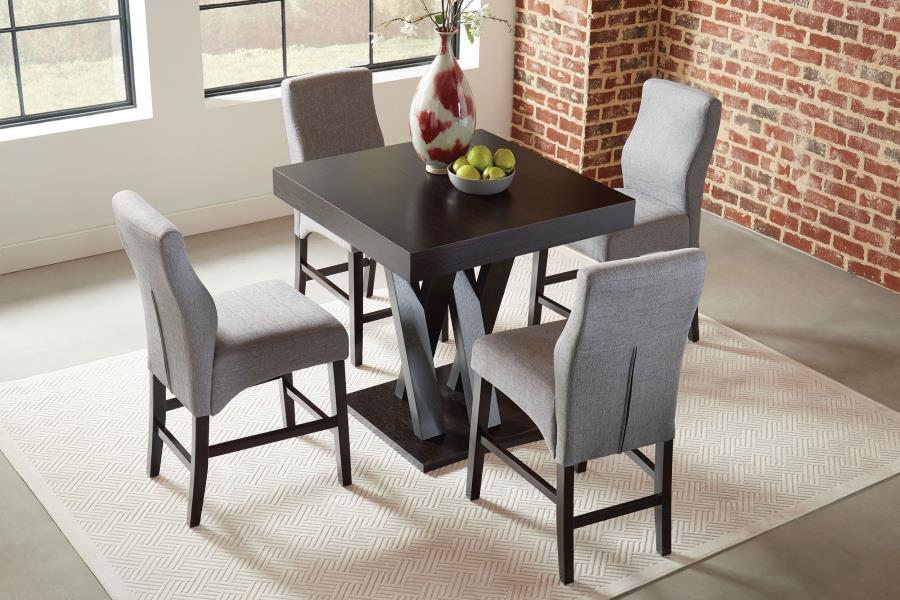 (image for) Freda Square 36-inch Counter Height Dining Table Cappuccino