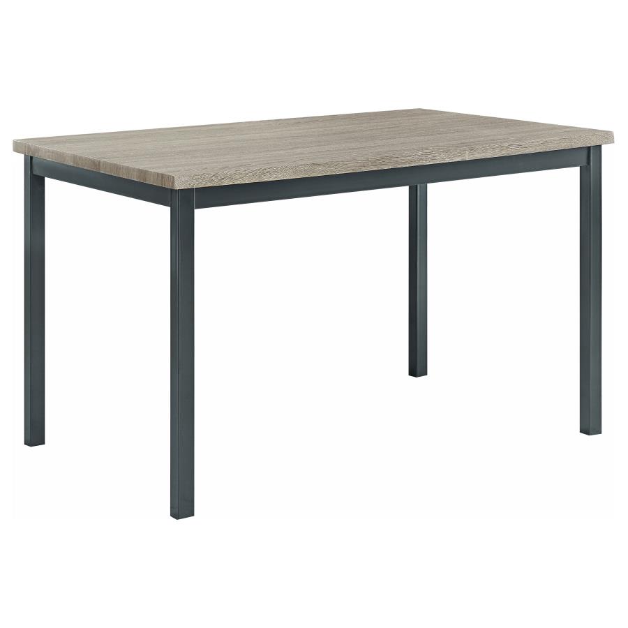 (image for) Garza Rectangular 48-inch Composite Wood Dining Table Grey