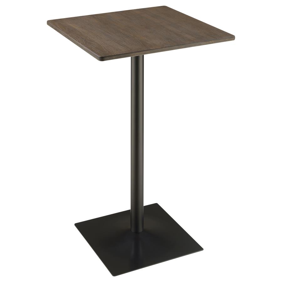 (image for) Cavalier Square 24-inch Pub Height Bistro Bar Table Dark Elm - Click Image to Close