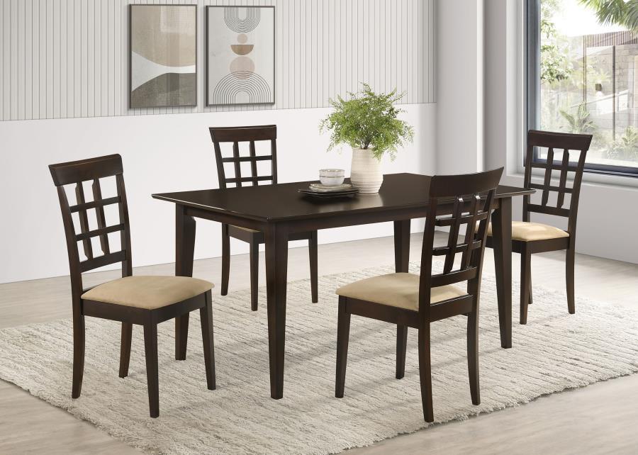 (image for) Gabriel 5-piece Rectangular 59-inch Dining Set Cappuccino