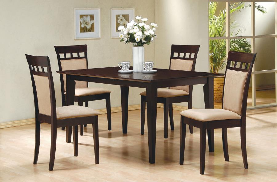(image for) Gabriel 5-piece Rectangular 59-inch Dining Set Cappuccino