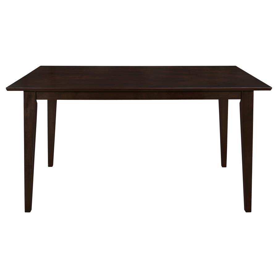 (image for) Gabriel Rectangular 59-inch Wood Dining Table Cappuccino