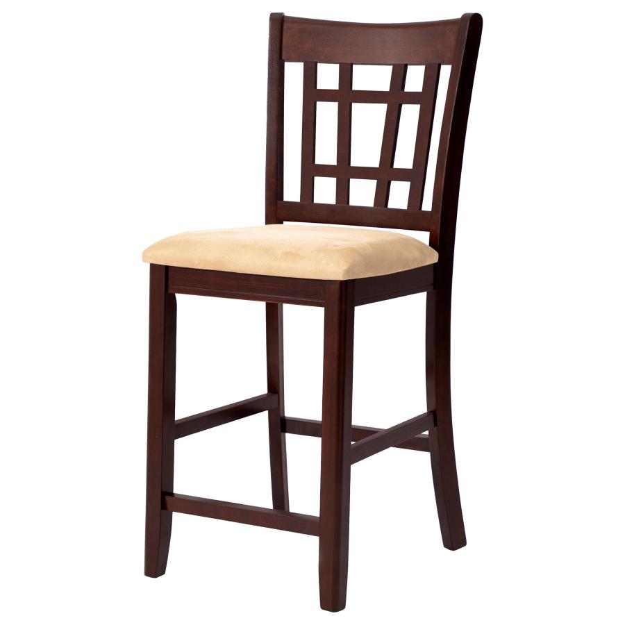 (image for) Lavon Wood Counter Chair Tan and Warm Brown (Set of 2)