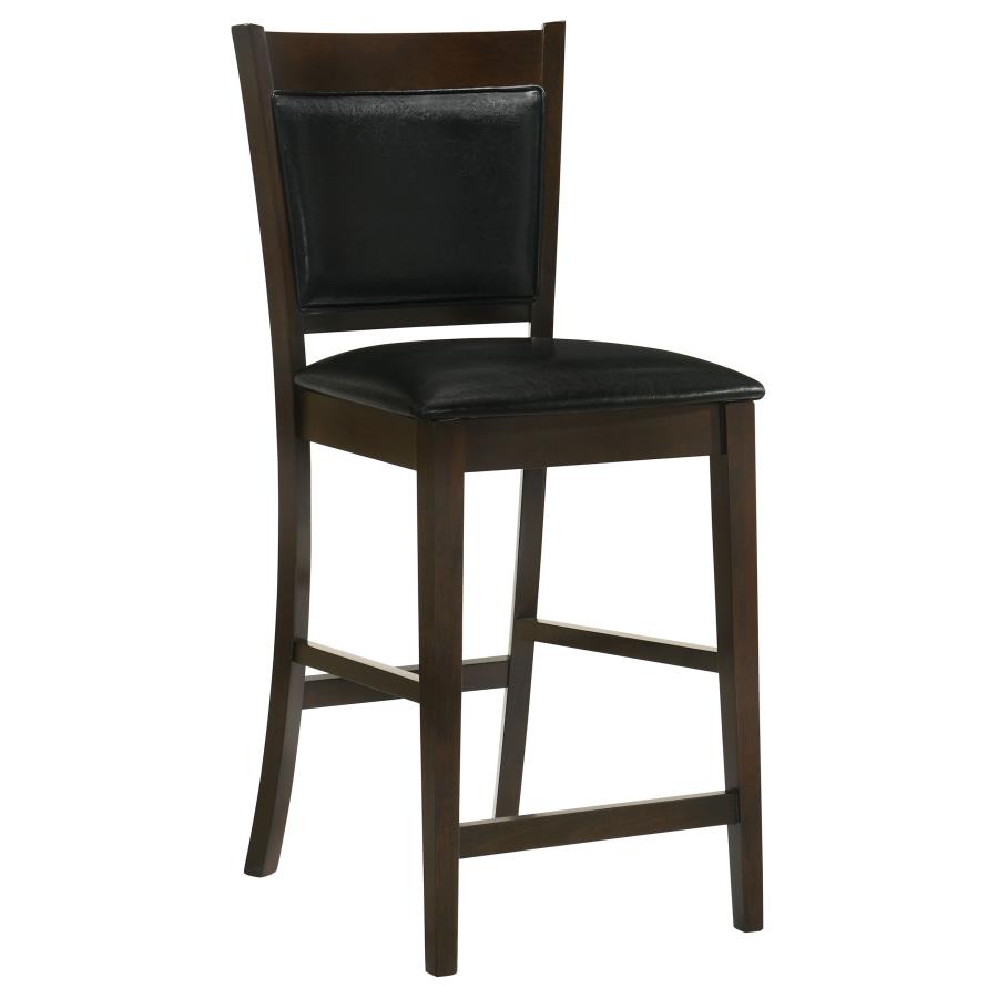 (image for) Jaden Upholstered Counter Chair Espresso (Set of 2)