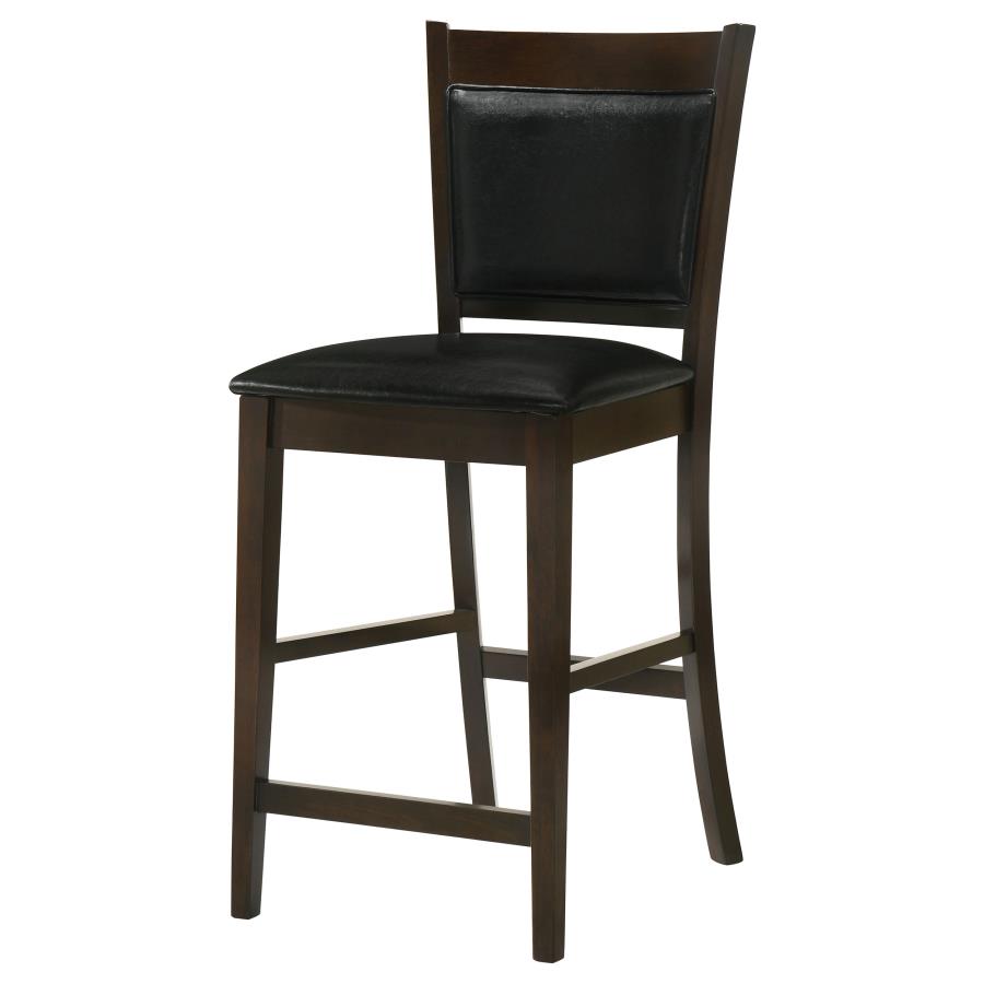 (image for) Jaden Upholstered Counter Chair Espresso (Set of 2)