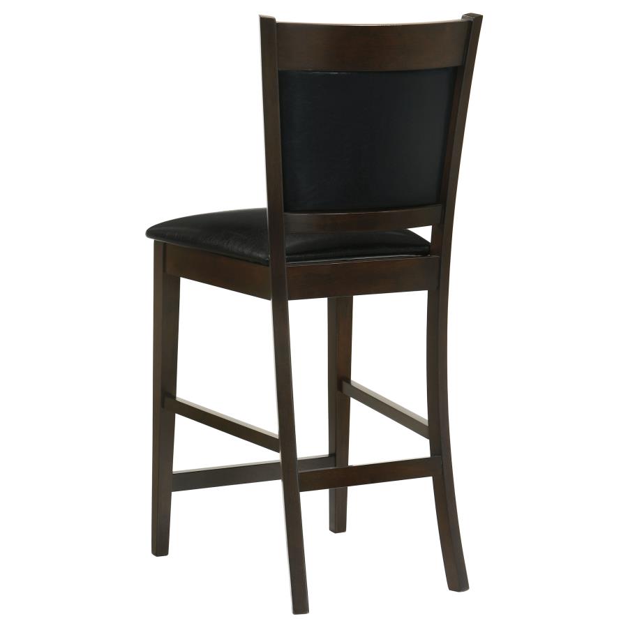 (image for) Jaden Upholstered Counter Chair Espresso (Set of 2)