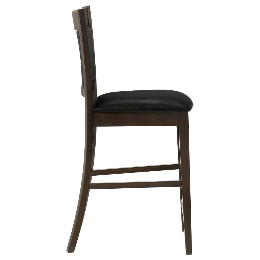 (image for) Jaden Upholstered Counter Chair Espresso (Set of 2)