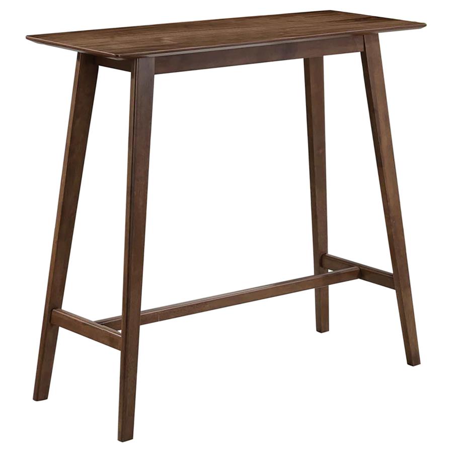 (image for) Finnick Rectangular 47-inch Pub Height Bar Table Walnut - Click Image to Close