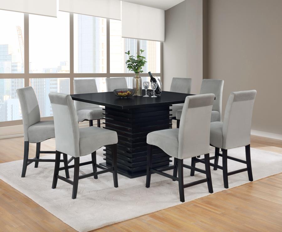 Modal Additional Images for Stanton Square 54-inch Counter Height Dining Table Black