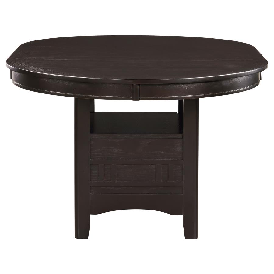 (image for) Lavon Oval 60-inch Extension Leaf Dining Table Espresso