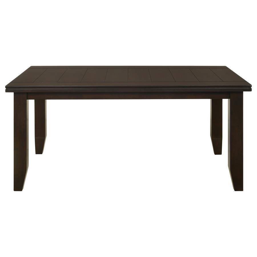 (image for) Dalila Rectangular 66-inch Wood Dining Table Cappuccino