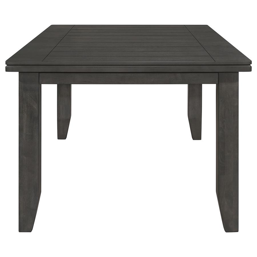 (image for) Dalila 6-piece Rectangular Dining Table Set Dark Grey