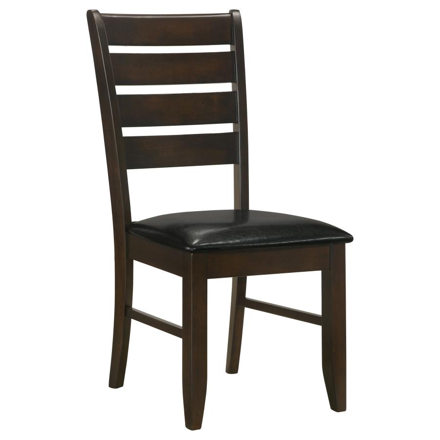 (image for) Dalila Wood Dining Side Chair Cappuccino (Set of 2)