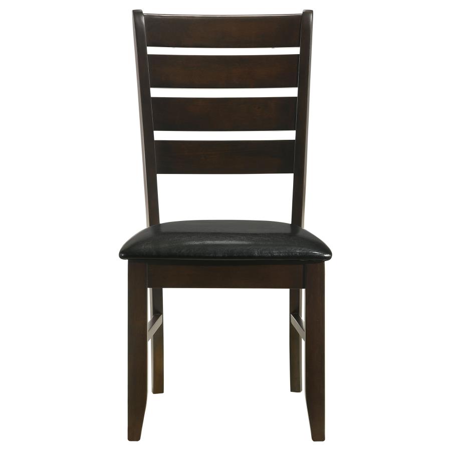 (image for) Dalila Wood Dining Side Chair Cappuccino (Set of 2)