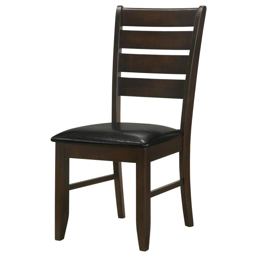 (image for) Dalila Wood Dining Side Chair Cappuccino (Set of 2)