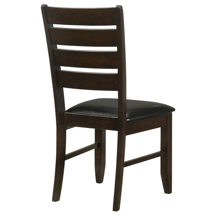 (image for) Dalila Wood Dining Side Chair Cappuccino (Set of 2)