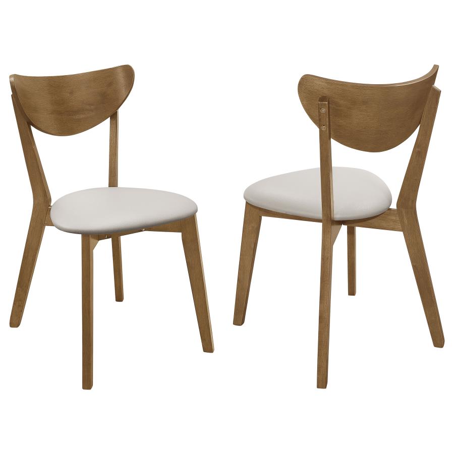 (image for) Kersey Wood Dining Side Chair Chestnut (Set of 2)