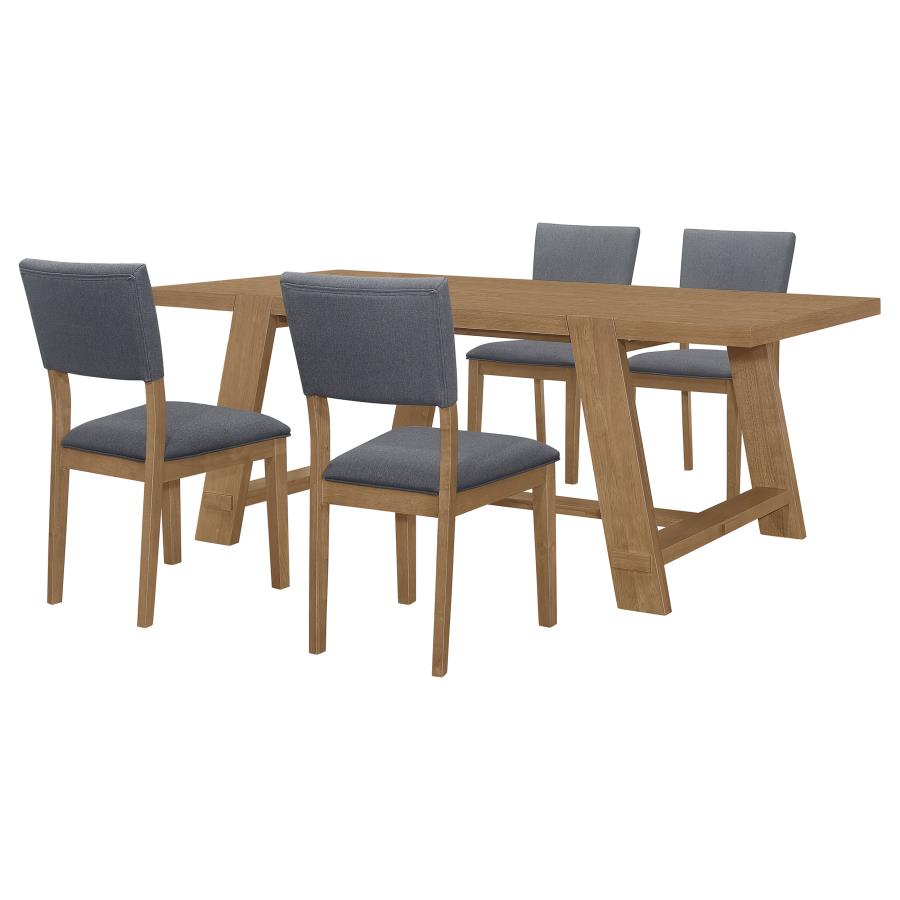 (image for) Sharon 5-piece Rectangular Dining Table Set Brown