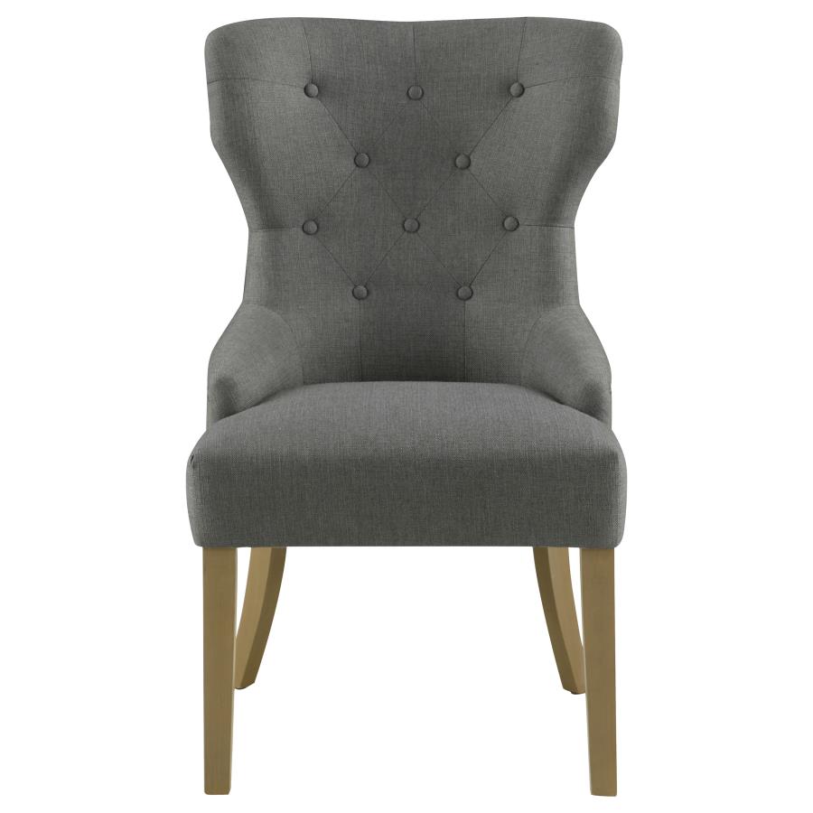 (image for) Baney Tufted Upholstered Dining Chair Grey and Rustic Grey