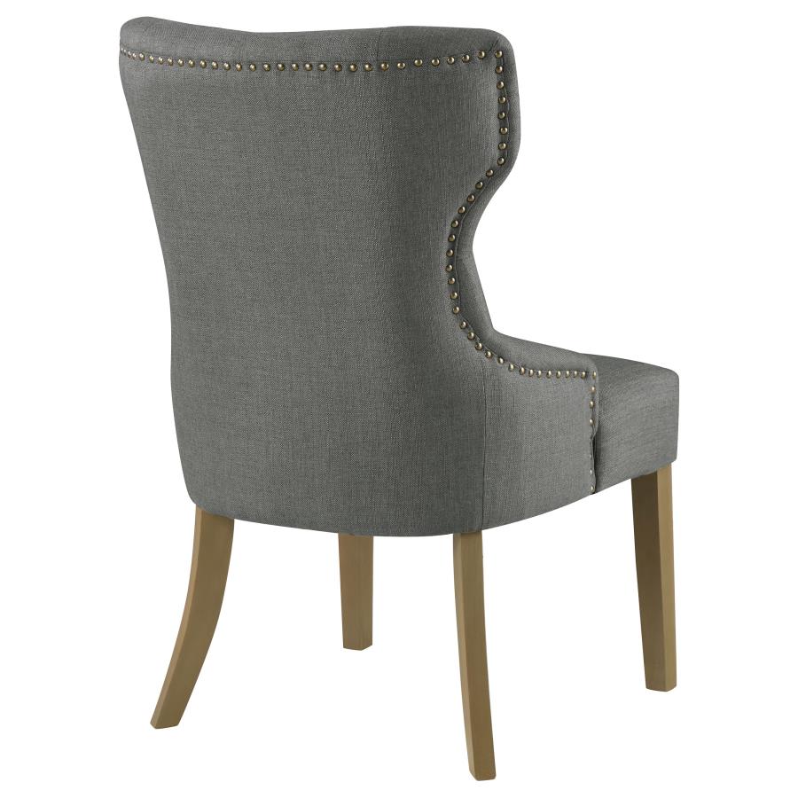 (image for) Baney Tufted Upholstered Dining Chair Grey and Rustic Grey