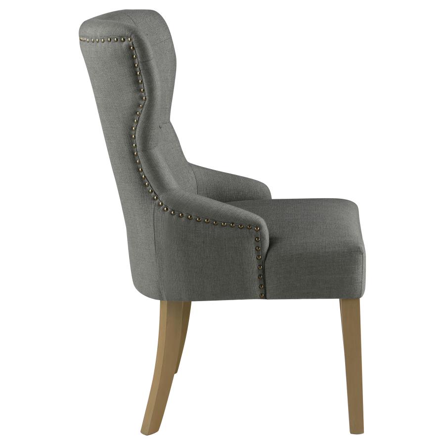 (image for) Baney Tufted Upholstered Dining Chair Grey and Rustic Grey