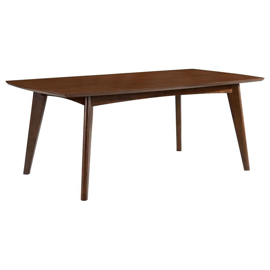 (image for) Malone Rectangular 78-inch Wood Dining Table Dark Walnut