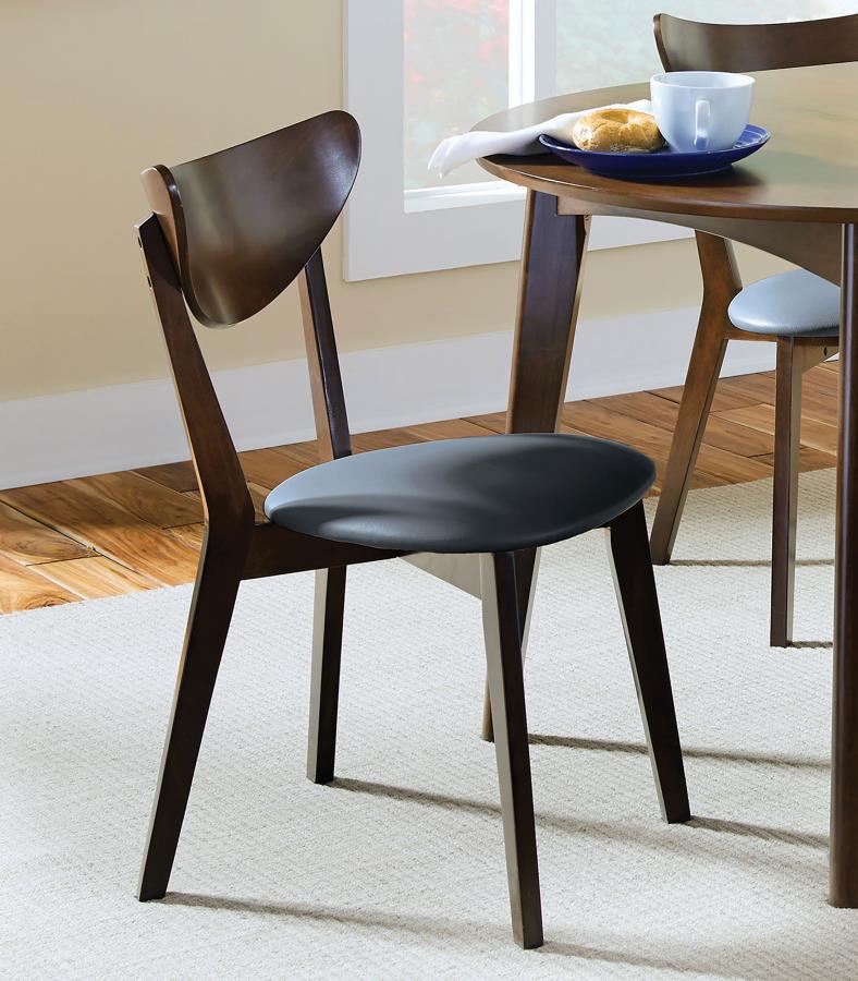 (image for) Jedda Wood Dining Side Chair Dark Walnut (Set of 2)