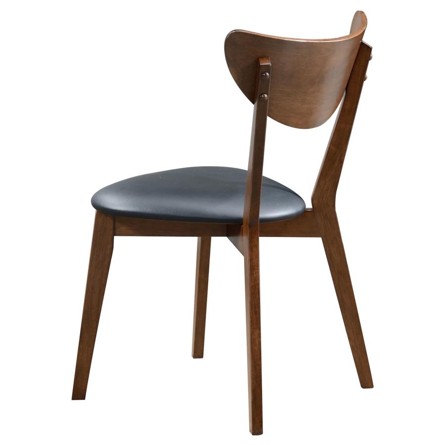 (image for) Jedda Wood Dining Side Chair Dark Walnut (Set of 2)