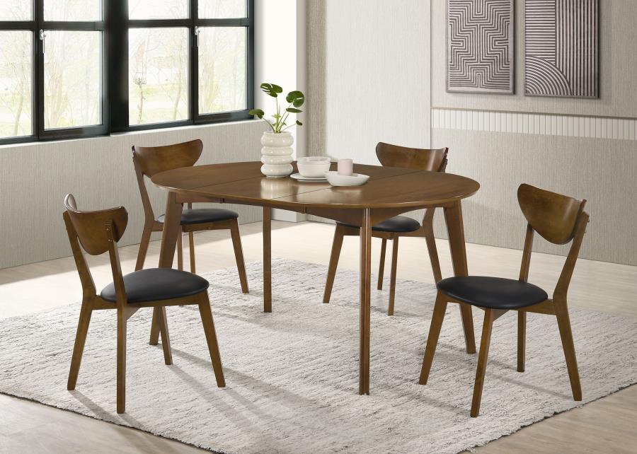 Modal Additional Images for Jedda Wood Dining Side Chair Dark Walnut (Set of 2)