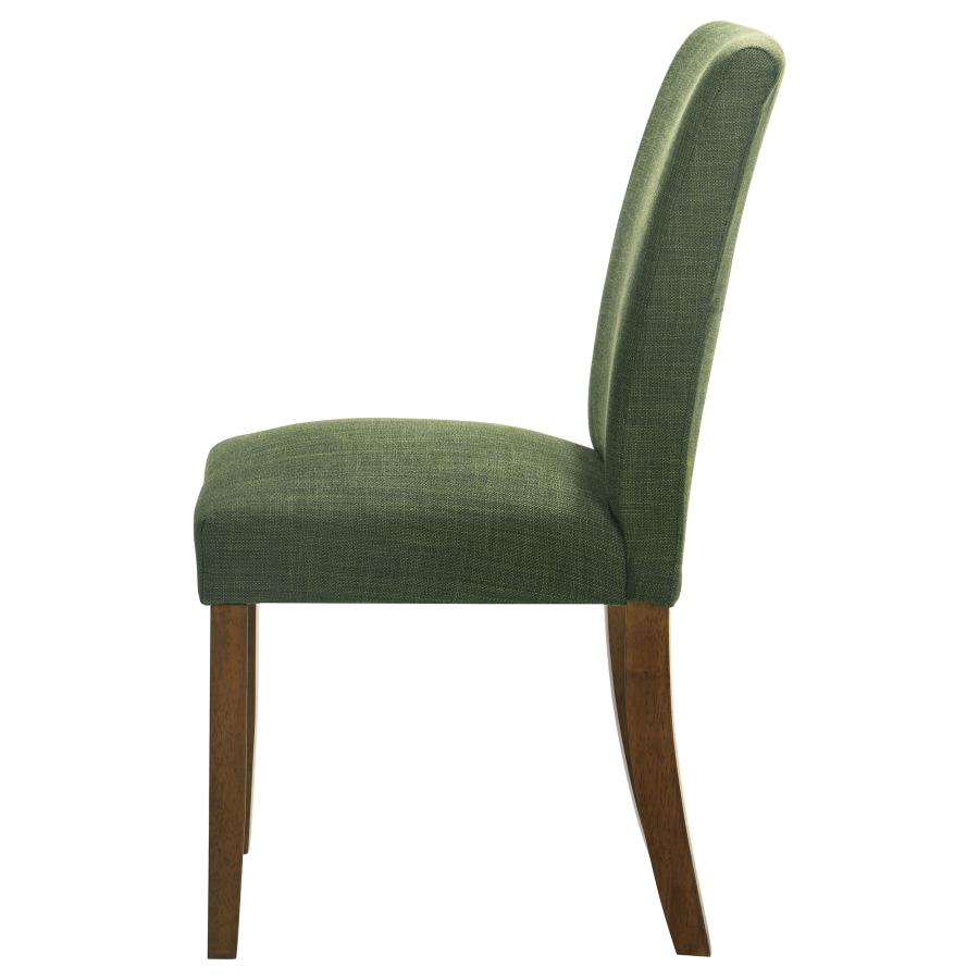 (image for) Cantley Upholstered Dining Side Chair Green (Set of 2)