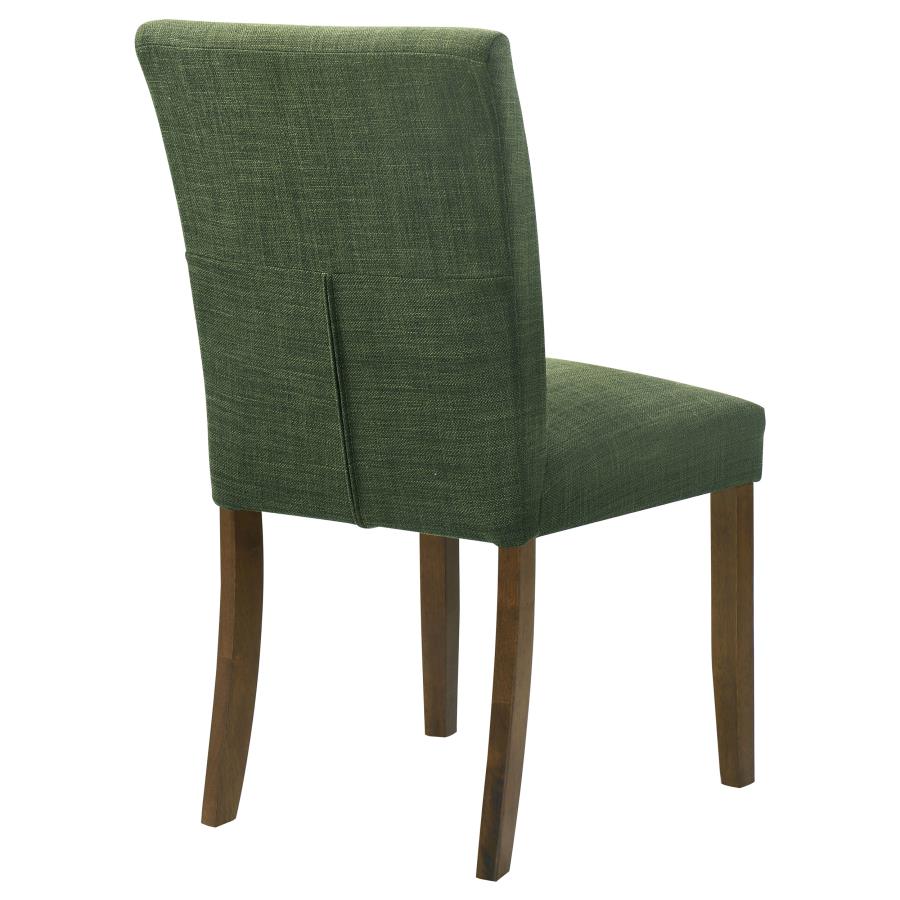 (image for) Cantley Upholstered Dining Side Chair Green (Set of 2)