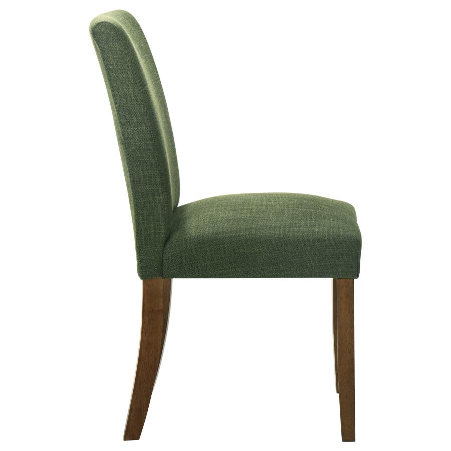 (image for) Cantley Upholstered Dining Side Chair Green (Set of 2)