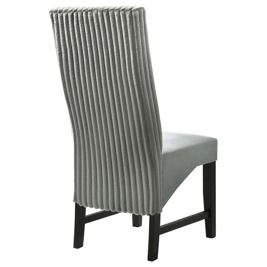 (image for) Barrand Upholstered Dining Side Chair Grey (Set of 2)