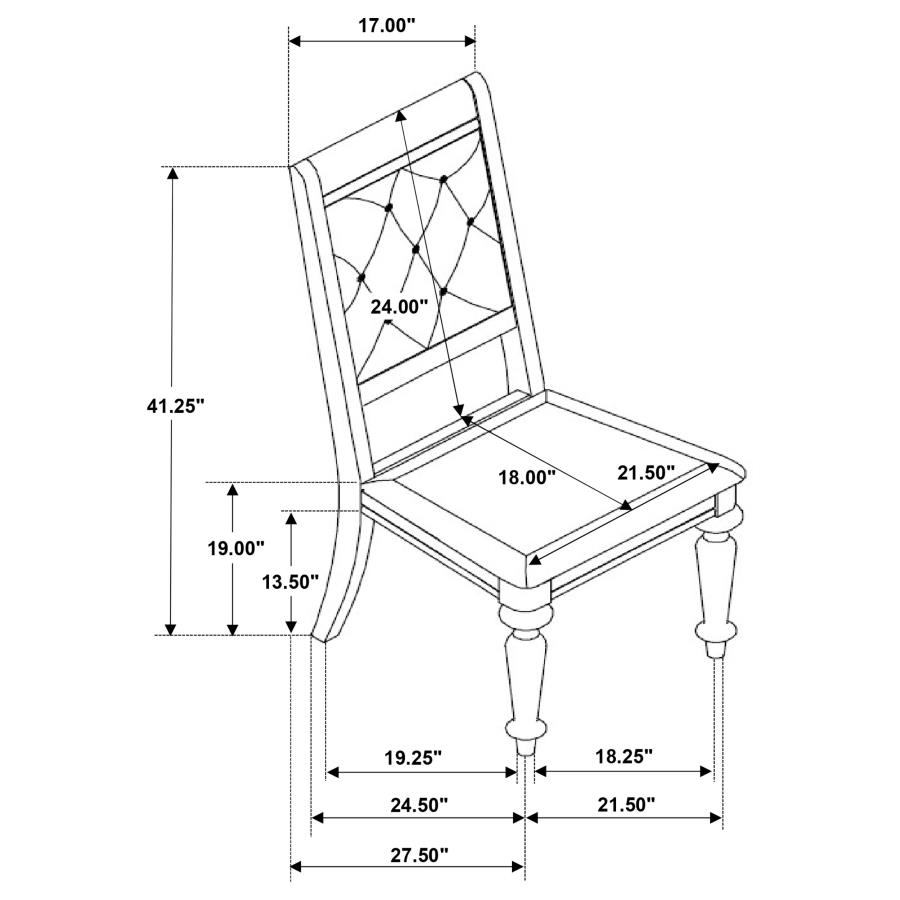 (image for) Bling Game 5-piece Rectangular Dining Set Metallic Platinum