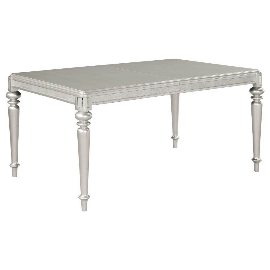 (image for) Bling Game 86-inch Extension Dining Table Metallic Platinum